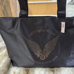 Victoria's Secret Black and Gold Fashion Show Tote
